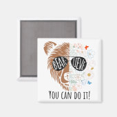 Day Bear信じ You can Do It Cute先生Testn マグネット (正面/裏面)