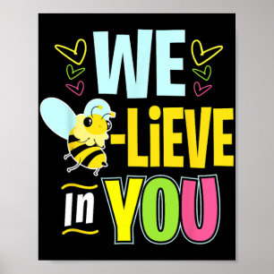 Day Bee Testing Shirts For Women先生信じI ポスター