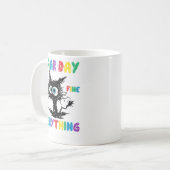 Day Black Cat先生学生キッズスタールテストD コーヒーマグカップ (正面左)