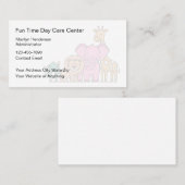 Day Care Nursery School Business Cards 名刺 (正面/裏面)