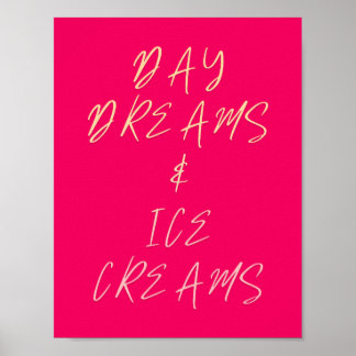 DAY DREAMS & ICE CREAMS幼少期引用文キッズ ポスター