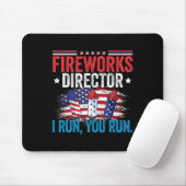 Day Fireworks Director I 走 You走 7月4日 マウスパッド (マウス)