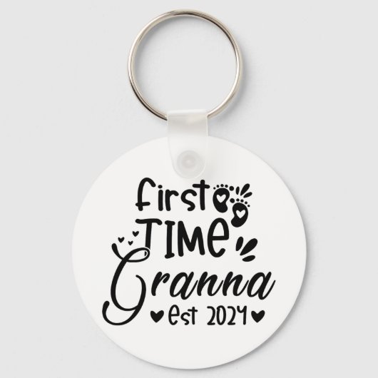 Day First Time Granna Est 2024 キーホルダー (正面)