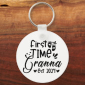 Day First Time Granna Est 2024 キーホルダー (正面)