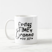 Day First Time Granna Est 2024 コーヒーマグカップ (左)