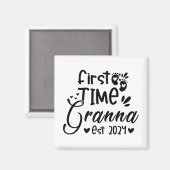 Day First Time Granna Est 2024 マグネット (正面/裏面)