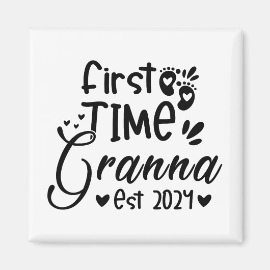 Day First Time Granna Est 2024 マグネット (正面)