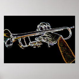 Day Glow Trumpet ポスター