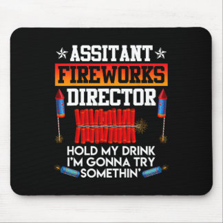 Day Instant Fireworks Director Usaアメリカパーティーファン マウスパッド