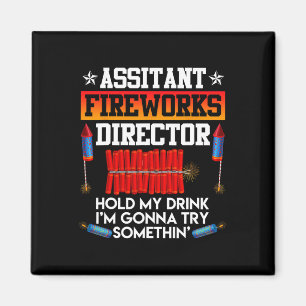 Day Instant Fireworks Director Usaアメリカパーティーファン マグネット
