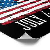 Day July 4 1776 4th July America Men Woman Kids ポスター (角)