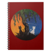 Day/Night Cats ノートブック (正面)