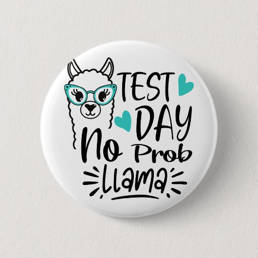 Day No Prob – ラマラマ先生テストDay 2 缶バッジ (正面)