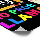 Day No Prob – ラマラマ先生テストDay 9 ポスター (角)