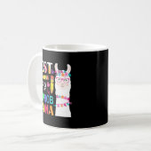 Day No Prob Llama先生テスおもしろいト2 コーヒーマグカップ (正面左)
