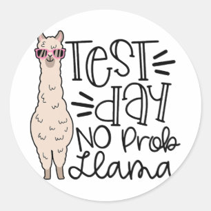 Day No Prob Llama先生テストDay 1 ラウンドシール