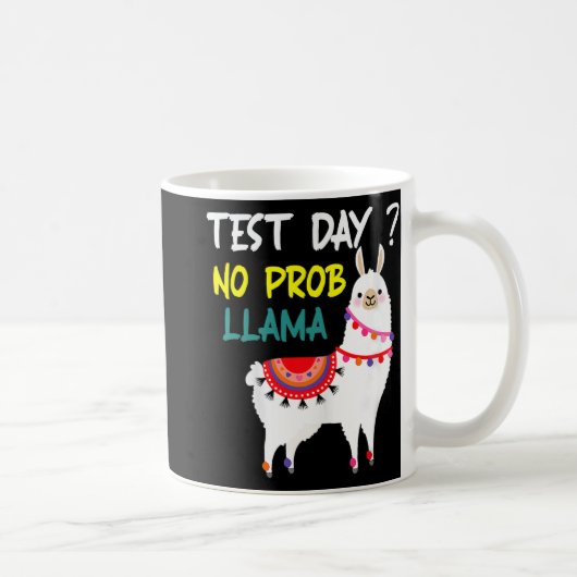 Day No Prob-Llama Llama先生テストDay For Te コーヒーマグカップ (右)