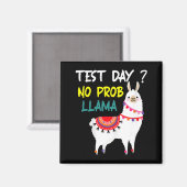 Day No Prob-Llama Llama先生テストDay For Te マグネット (正面/裏面)
