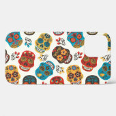 Day of Dead、シームレスなパターン。 Case-Mate iPhoneケース (裏面 (横))