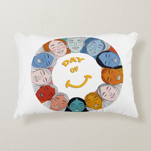Day of Happiness  アクセントクッション (正面)