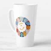 Day of Happiness  カフェラテマグ (左アングル)