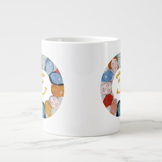 Day of Happiness  ジャンボコーヒーマグカップ (正面)