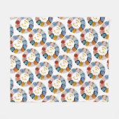 Day of Happiness  フリースブランケット (正面(横))