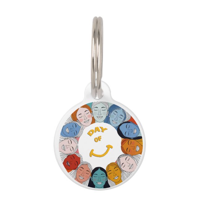 Day of Happiness  ペット　ネームタグ (正面)