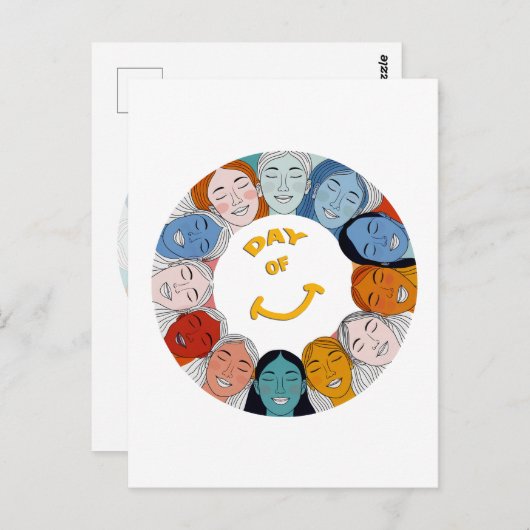 Day of Happiness  ポストカード (正面/裏面)