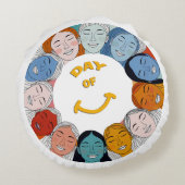 Day of Happiness  ラウンドクッション (裏面)