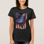 Day Of Independence US Flag Gila Monster Tシャツ (正面)