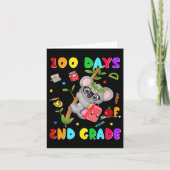 Day Of School 2年生Koala Happy 100日Of Sc カード (正面)