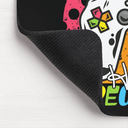 Day Of School Bye Bye School Hello Video Games マウスパッド (コーナー)