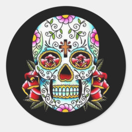 Day of the Deadスカルシール ラウンドシール