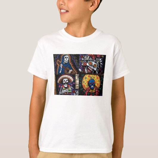 「Day of the Dead」キッズバージョン Tシャツ (正面)