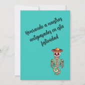 Day of the Dead サンキューカード (裏面)