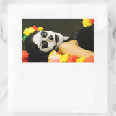 DAY OF THE DEAD/ハロウィーン長方形ステッカー 長方形シール (バッグ)