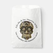 Day of the Dead – 名前とメカスタマイズッセージの追加 フェイバーバッグ (正面)