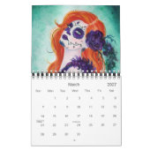 Day of the Dead 2013 Calendar by Renee カレンダー (3月 2027)