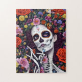 Day of the Dead AI generated art ジグソーパズル (縦)