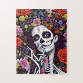 Day of the Dead AI generated art ジグソーパズル