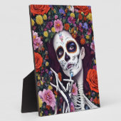 Day of the Dead AI generated art フォトプラーク (側面)