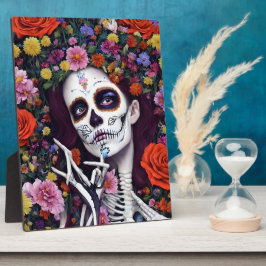 Day of the Dead AI generated art フォトプラーク
