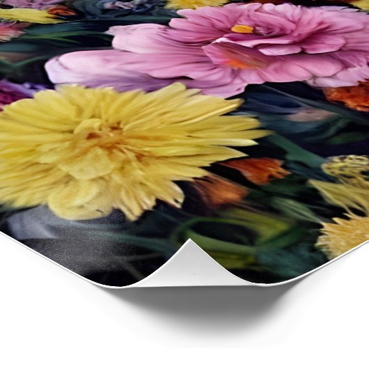 Day of the Dead AI generated art ポスター (コーナー)