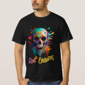 Day of the dead, art endures tシャツ (正面)