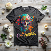 Day of the dead, art endures tシャツ