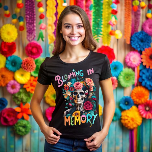Day of the dead, Blooming in memory Tシャツ