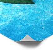 Day of the Dead Cat, Sugarスカル猫アートポスター ポスター (角)