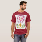 DAY OF THE DEAD FLORAL Tシャツ (正面フル)