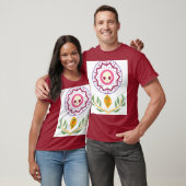DAY OF THE DEAD FLORAL Tシャツ (ユニセックス)